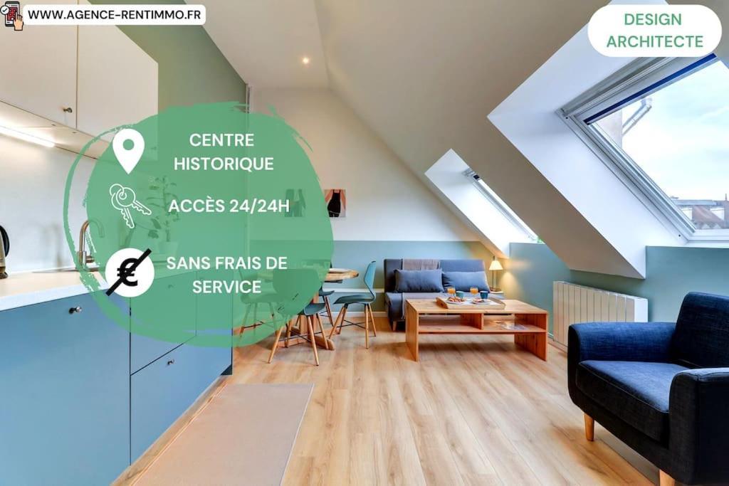 Le Contemporain I Centre Historique Darcy & Design Apartman Dijon Kültér fotó